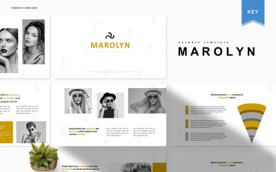 Marolyn - шаблон Keynote