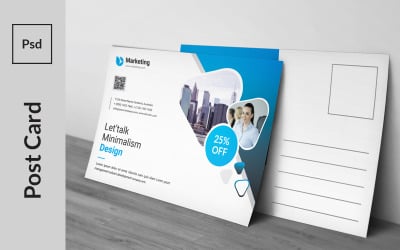 Multi Layout Postcard - Corporate Identity Template