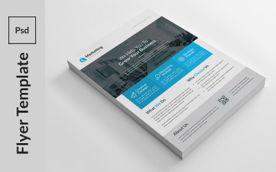 Clean Creative Shape Flyer - Corporate Identity Template