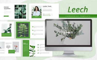 Leech - Creative Presentation PowerPoint template