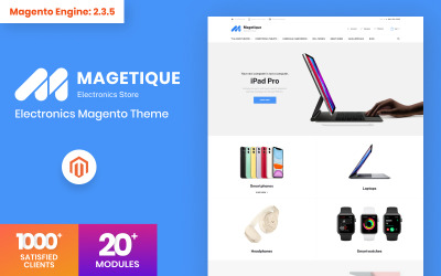 Magetique - Elektronik Mağazası Magento Teması