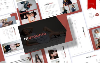 Maroonlo | Szablon programu PowerPoint