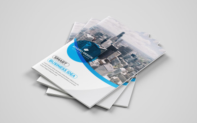 Brochure Bifold Design - Modello di identità aziendale