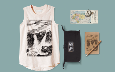 Natural Landscape Sketch - Corporate Identity Template