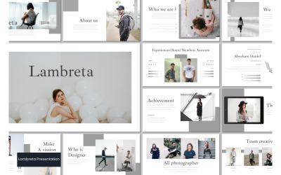 Szablon Lambreta PowerPoint