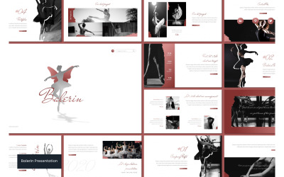 Modello PowerPoint di Balerin
