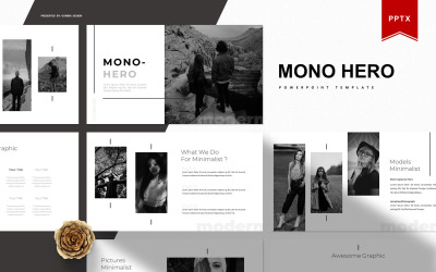 Mono Held | PowerPoint-sjabloon