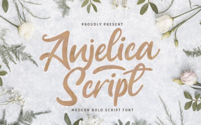 Anjelica Script - Carattere corsivo in grassetto