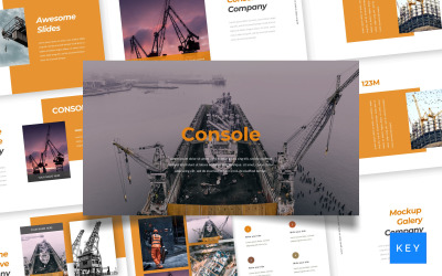Консоль - Pitch Deck - шаблон Keynote