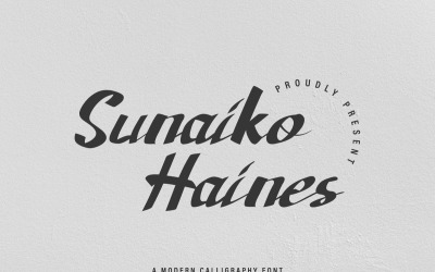 Sunaiko Haines字体