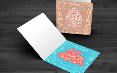 Happy Easter Lettering - Corporate Identity Template