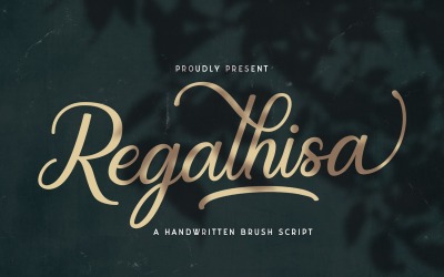 Regalhisa - Carattere corsivo per calligrafia