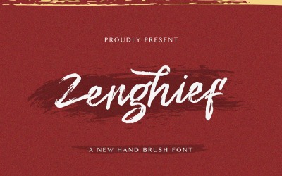 Zenghief - Carattere pennello a mano
