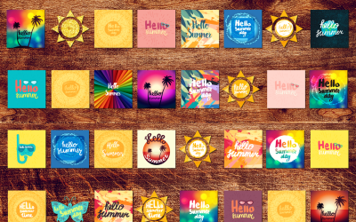 Hello Summer Pack - Corporate Identity Template