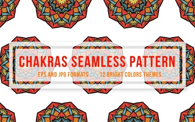 Chakra Seamless Set Pattern