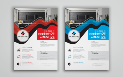 Creative Business Flyer - Vorlage für Unternehmensidentität