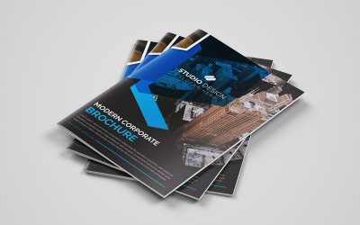 Decagon Pages-broschyr - mall för företagsidentitet