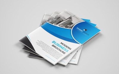 Eclipse Bi-fold brochureontwerp - huisstijlsjabloon
