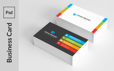 Mix Colorfull Art Business Card - Corporate Identity Template