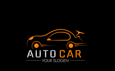 Auto bil logotyp mall