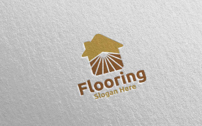 Flooring Parquet Wooden 26 Logo Template