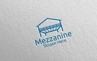 Mezzanine Golvparkett trä 18 logotyp mall
