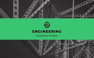Modelo de PowerPoint de engenharia