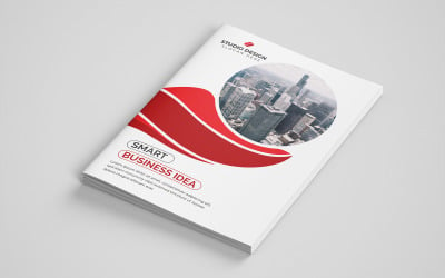 Projekt broszury Blackopps Bifold - szablon tożsamości korporacyjnej