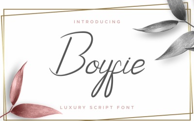 Boyfie typsnitt