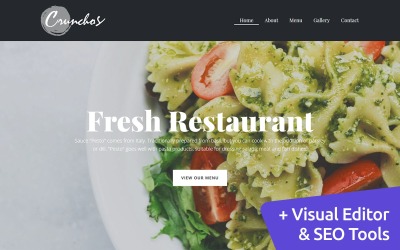 Crunchos - Restaurant Moto CMS 3 Vorlage