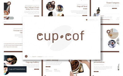 Cup.cof PowerPoint template
