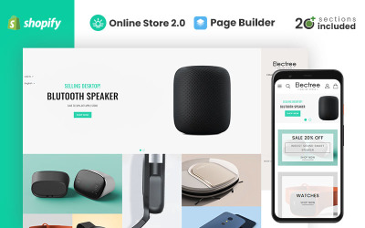 Electree Unique Electronics Store Shopify Theme