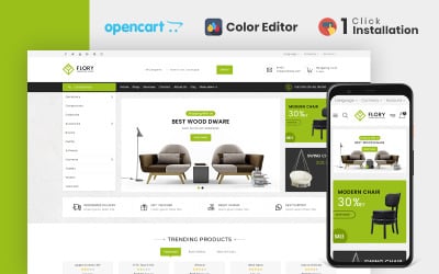 Flory Furniture Store OpenCart Template