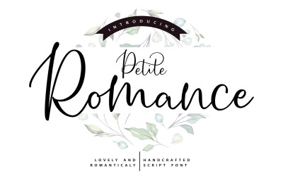 Petite Romance | Fonte Cursiva Artesanal