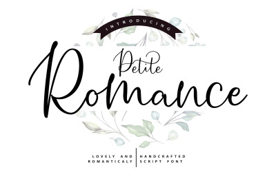 Petite Romance | Handgjorda kursiva teckensnitt