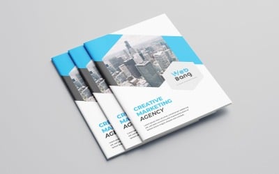 Pro Skater Bifold Brochure Design - Corporate Identity Template