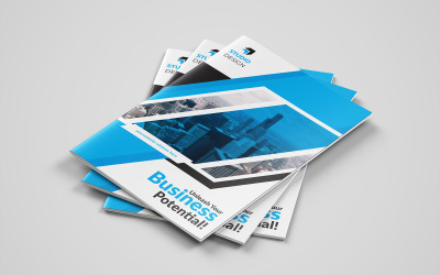 Návrh brožury Castelvania Bifold - šablona Corporate Identity