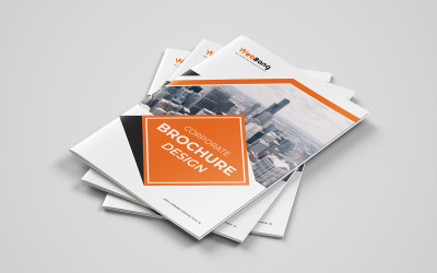 Projekt broszury Super Mario Bifold - szablon tożsamości korporacyjnej