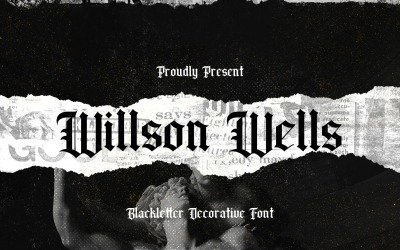 Wilson Wells - Carattere decorativo Blackletter