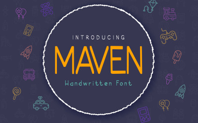 Шрифт Maven
