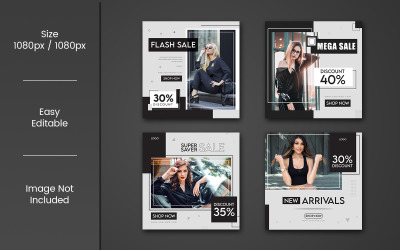 Post Template for Fashion for Social Media