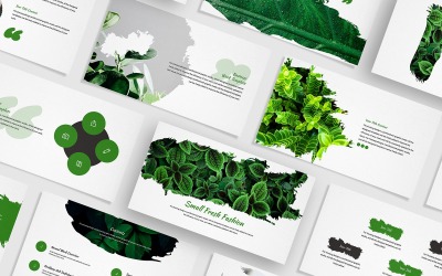 Маленький шаблон Fresh Fashion PowerPoint