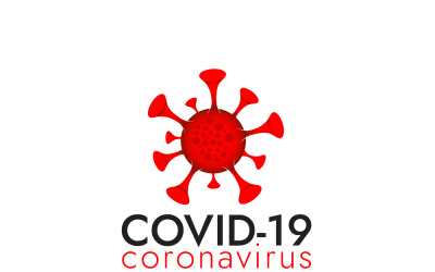 Modèle de logo Covid-19