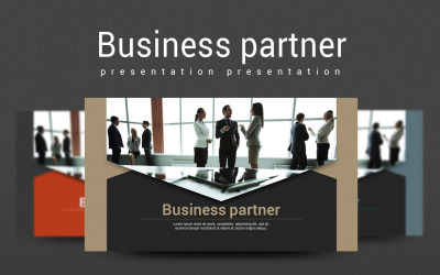 Modelo de PowerPoint de parceiro de negócios