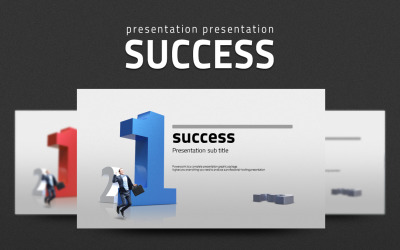 Plantilla de PowerPoint éxito