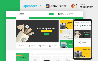 Mission Kitchen Store OpenCart Template