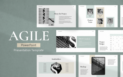 Modèle PowerPoint de présentation de gestion de projet agile