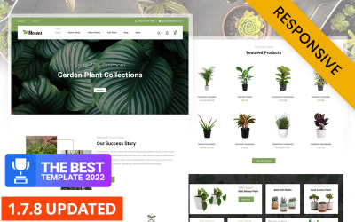 Mossor Plant Store PrestaShop-tema