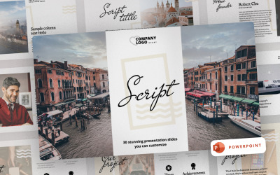 Plantilla de PowerPoint - presentación de scripty