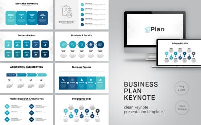 Apresentação do plano de negócios - modelo de apresentação